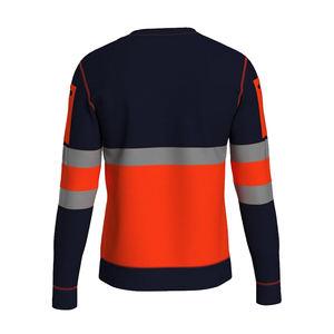 Sudadera de Trabajo de Alta Visibilidad Personalizable para Hombre, de Algodón, Reflectante, para Invierno - Product Image 4