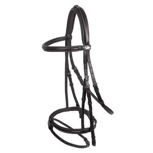 Fabricantes que venden brida de caballo de cuero genuino al por mayor diseño personalizado brida de caballo de cuero real de alta calidad - Product Image 1