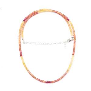 Collar de Cuentas de Zafiro Amarillo Sombreado Songea, Accesorio de Joyería de Moda - Product Image 6