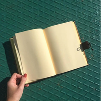 Carnet en cuir imprimé fait main Libellule, carnet de composition vintage, idéal pour prendre des notes, idée cadeau unique, carnet classique Saxophone