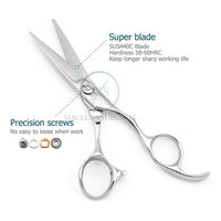 Ciseaux de coiffeur avec prise en main confortable outil de coupe de cheveux léger pour salons de coiffure ciseaux de coiffeur professionnels