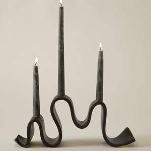 Metal <b>candelabra</b> for anniversary celebrations giving warm candlelight effect romantic evening atmosphere naturally - Product Image 5