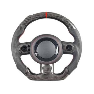Volante Ligero de Fibra de Carbono Forjado para <span class=keywords><strong>Mini</strong></span> <span class=keywords><strong>Cooper</strong></span> R56 R53 F54 F56 F57 F66 JCW S LCI2 Clubman 2010 2014 2012 - Product Image 1