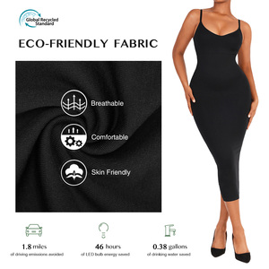 HEXIN-Vestido ajustado sólido de verano para mujer, maxi-longitud, tejido elástico, <span class=keywords><strong>material</strong></span> de lana de otoño, Fabricante Mayorista - Product Image 4