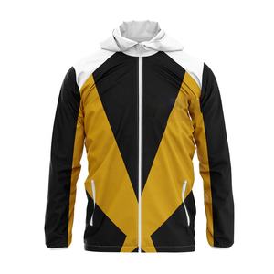 Chaquetas Cortavientos Personalizadas Hechas en Fábrica, Sublimadas, con Cuello Alto, OEM, Gruesas, Estilo Hip Hop, para Invierno - Product Image 1