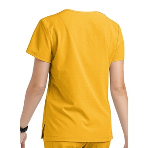 Top de gommage pour femmes de meilleur style léger et respirant Matériau durable à bas prix Uniformes hospitaliers à la mode - Product Image 2