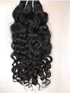 100% extensions et perruques de cheveux humains indiens vierges naturels Remy non transformés Super Double extrémité dessinée - Product Image 2