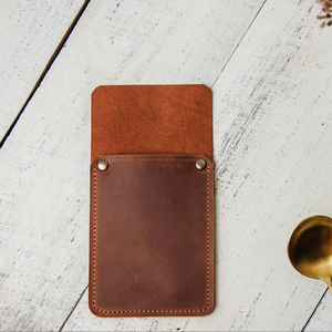 Porta Cubiertos Clásico Hecho a Mano de Cuero Genuino, Plegable, Duradero, Informal, para Restaurante, Organizador de Cubiertos, Rollo para Cubiertos LCH-0015 - Product Image 1