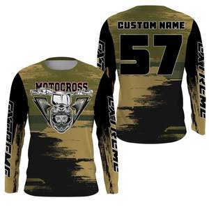 Chemise de course Pit Crew Design personnalisée en gros respirant été sublimé imprimé avec un faible quantité minimale de commande - Product Image 5