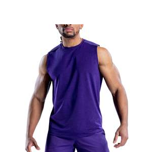 Camiseta Deportiva de Compresión Personalizada al por Mayor para Hombre, Camiseta sin Mangas Transpirable con Logotipo Personalizado para Entrenamiento - Product Image 2