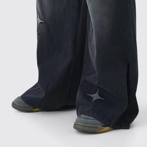 Jeans en denim pour hommes modernes, coupe slim, extensible, lavage classique, design tendance, style confortable pour tous les jours, fabricant - Product Image 3