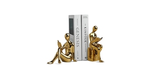 Sujetalibros Art Deco Modernos, Hermosos Soportes Metálicos para Libros para Oficina en Casa, Decoración de Escritorio y Estantes, Artículo de Moda al por Mayor para Comercio Electrónico - Product Image 6