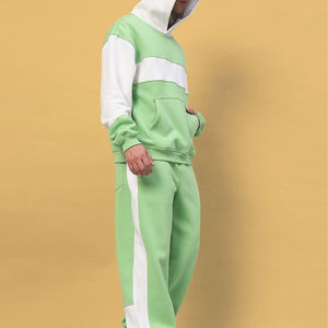 Conjunto Deportivo de Dos Piezas para Hombre, Estilo Urbano, Invierno, 100% Algodón, Diseño Ligero para Uso Diario Informal - Product Image 4