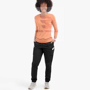 Uniforme médical personnalisé à manches longues pour infirmière Gommage à col rond extensible - Product Image 4