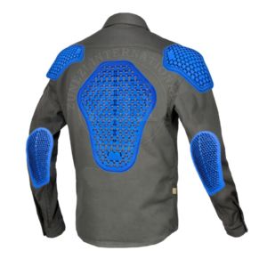 เสื้อเชิ๊ตผ้าสักหลาดสำหรับขับขี่, เสื้อผ้ากีฬาเนื้อผ้าคอตตอน % ผ้าสักหลาดสำหรับป้องกันมีไซส์ใหญ่ - Product Image 4