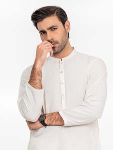 100% alta calidad superior cómodo Shalwar Kameez para niños Color sólido liso nuevo estilo hombres tela Shalwar Kameez para hombres - Product Image 2