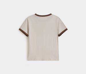 2025 meilleure vente femmes T-Shirt vêtements d'été décontracté Gym Fitness porter respirant manches courtes T-Shirt confortable - Product Image 6