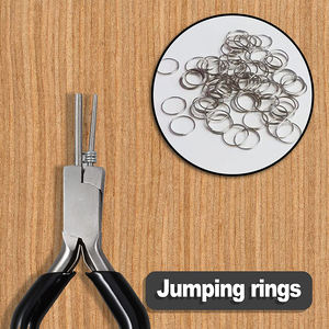 คีมทำเครื่องประดับสาย2มม. 3มม. เครื่องมือตัดลวดเครื่องมือทำเครื่องประดับพร้อมที่จับ PVC - Product Image 5