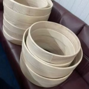 ห่วงไม้ธรรมชาติสำหรับงานปัก งานควิลท์ และงานฝีมือ ขนาดปรับแต่งได้ - Product Image 5