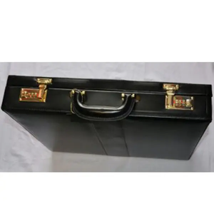 Étui rigide de qualité supérieure pour tablier maçonnique, sac et étui maçonnique en cuir noir, étui rigide de haute qualité - Product Image 4