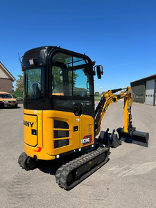 Mini-excavatrice sur chenilles SY20C de 4400 lb avec cabine climatisée et attache rapide – Vente en gros - Product Image 2