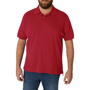 Venta caliente Polos de los hombres de gran tamaño de punto Mujer 100% algodón verano humedad bordado deportes Golf Polo camiseta - Product Image 3