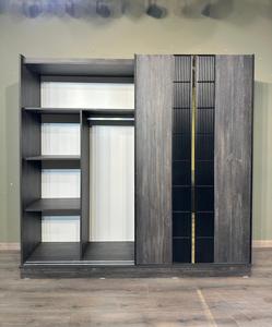 Camas de madera cómodas de lujo contemporáneo Juegos de muebles tapizados de dormitorio modernos para el hogar Casa de campo Apartamentos modernos-Metal - Product Image 5