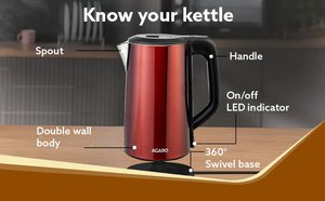 กาต้มน้ำไฟฟ้าแบบสองชั้นที่ยั่งยืน - Product Image 5