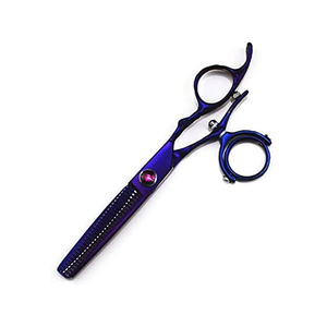 <b>Thinning</b> <b>Scissor</b> Blue Color 6" Barber Shears Stainless Steel <b>Hair</b> <b>Scissors</b> Beauty Salon <b>Thinning</b> <b>Scissor</b> - Product Image 4