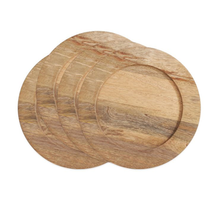 แผ่นชาร์จสีธรรมชาติขนาด13นิ้วแผ่นไม้ตกแต่งโต๊ะ - Product Image 1
