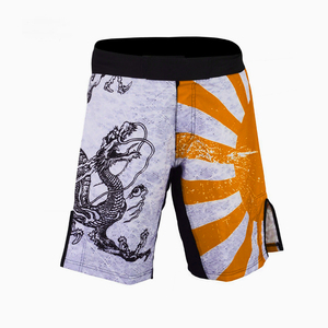 Fabricante Mayorista de Shorts de MMA de Alta Calidad, Shorts de Boxeo Blancos para Sublimación, Elásticos, Transpirables y de Secado Rápido para Hombre - Product Image 2