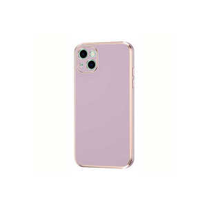 Funda Protectora de Silicona Lila Premium Netzy para iPhone 13, Carcasa Trasera Delgada con Recubrimiento Electrochapado Esmerilado para 7Plus 14 Plus - Product Image 1