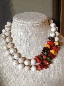 Collar de Cuentas de Resina Hecho a Mano, Accesorios de Moda para Fiestas, Venta al por Mayor, Collar de Cuentas, Artesanías bh - Product Image 2