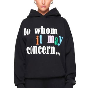 Sweats à capuche décontractés pour femmes, coupe ample, pour un usage quotidien, avec un look tendance et surdimensionné - Product Image 1