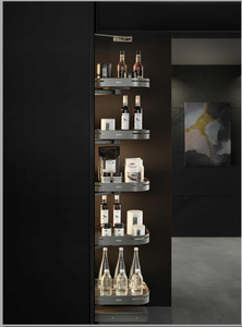 JY Project, unités de cuisine d'appartement personnalisées, contreplaqué, mélamine, armoires modulaires, meubles de cuisine, ensemble d'armoires de cuisine modernes - Product Image 5