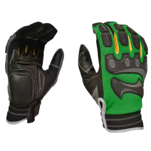 ถุงมือช่างหนังวัวเม็ดเล็กแบบเสริมแรงกันไฟป้องกันการกระแทกสำหรับงานอุตสาหกรรมอุปกรณ์ป้องกันมือ - Product Image 3