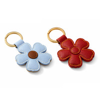 Etiqueta de Cuero Personalizada para Decoración de Bolsos, Llavero de Cuero con Forma de Flor