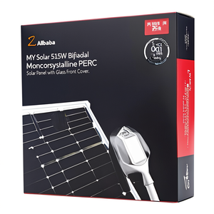 Panneau solaire MY Solar 515W bifacial de type N monocristallin PERC avec couvercle avant en verre - Product Image 2