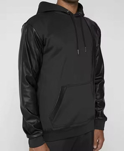 Sudadera con Capucha Personalizada OEM para Hombre, Invierno, Alta Calidad, Poliéster, Algodón, Felpa, Transpirable, Ecológica, Secado Rápido, Estilo Urbano, Larga - Product Image 3