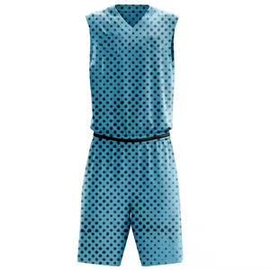 Uniforme d'équipe de basket-ball en maille sublimée personnalisé et respirant pour hommes, dernier modèle - Product Image 1