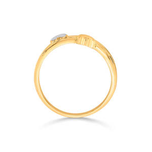 Bague en titane plaqué or 4 mm, style hip-hop, bijoux tendance - Product Image 5