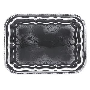 Produit exclusif Plateau de service rond noir métallique élégant avec plateau décoratif de table à manger fini de haute qualité - Product Image 2