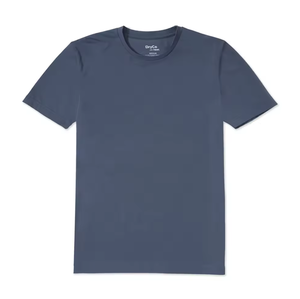 Camisetas de algodón orgánico 100% de gran calidad para hombre, patrón sólido, tela de 240 gramos, Envío Mundial, ropa de algodón Natural - Product Image 1