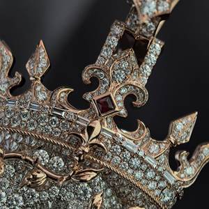 Colgante Personalizado con Letra D con Incrustaciones de Diamantes, Plata de Ley 925, Joyería Hip Hop con Moissanita - Product Image 4