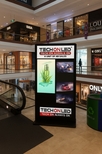 T loại 50 \ "Độ phân giải cao kỹ thuật số Bảng hiển thị IP65 đánh giá liên tục sử dụng cho các khu vực công cộng văn phòng trường học trung tâm mua sắm - Product Image 4