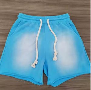 Short pour homme deux tons délavé à l'acide OEM logo personnalisé Short mode pour homme délavé à l'acide coton coupe confortable - Product Image 3