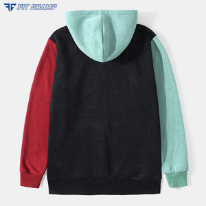 เสื้อฮู้ดดี้ผู้ชายผ้าฝ้าย/ขนแกะ 380 GSM สำหรับฤดูหนาว พิมพ์ลายตามสั่ง เป็นมิตรกับสิ่งแวดล้อม คุณภาพสูง FIT CHAMP สีสันตามสั่ง สไตล์ลำลอง ขายส่ง - Product Image 2