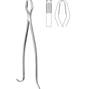 Pinces à séquestre en acier inoxydable Instruments chirurgicaux droits orthopédiques LANE de 10 pouces Utilisation hospitalière certifiée CE - Product Image 6