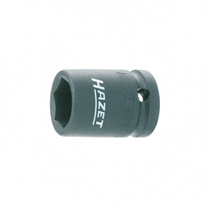 Hazet 6-Point Square <b>Impact</b> <b>Socket</b> 1/2'' Pneumatic Tools Accessory with Traction Profile and Borehole - Product Image 3