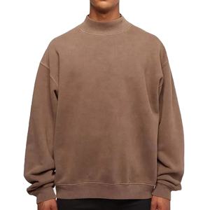 Cuello redondo venta al por mayor 2023 nuevo Unisex polar cuello redondo sudaderas de manga larga para hombre Jersey hombres sudadera sin capucha - Product Image 1